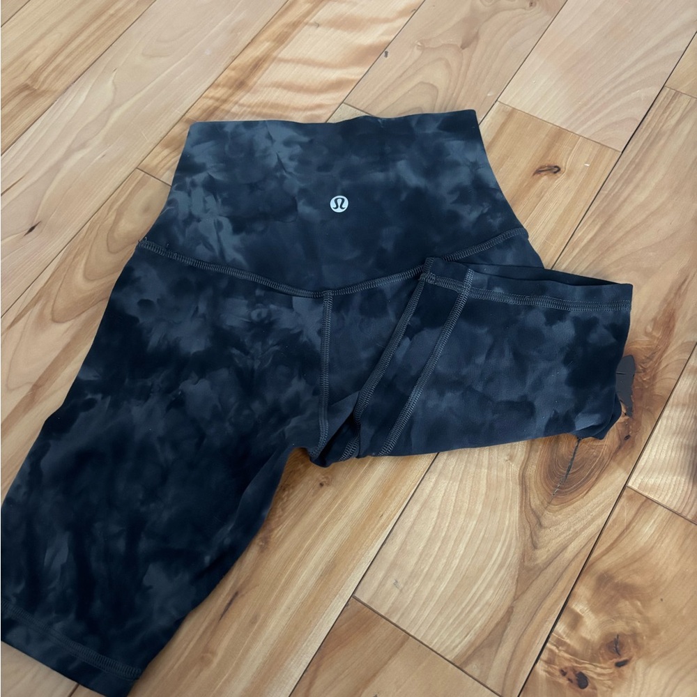Lululemon Black Tie-Dye Leggings